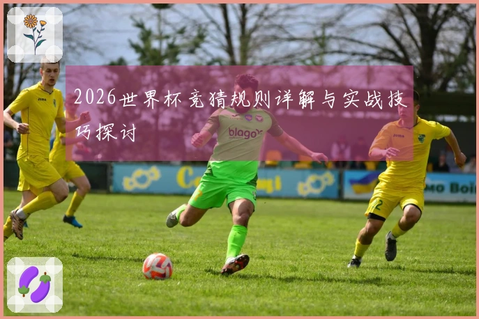 2026世界杯竞猜规则详解与实战技巧探讨